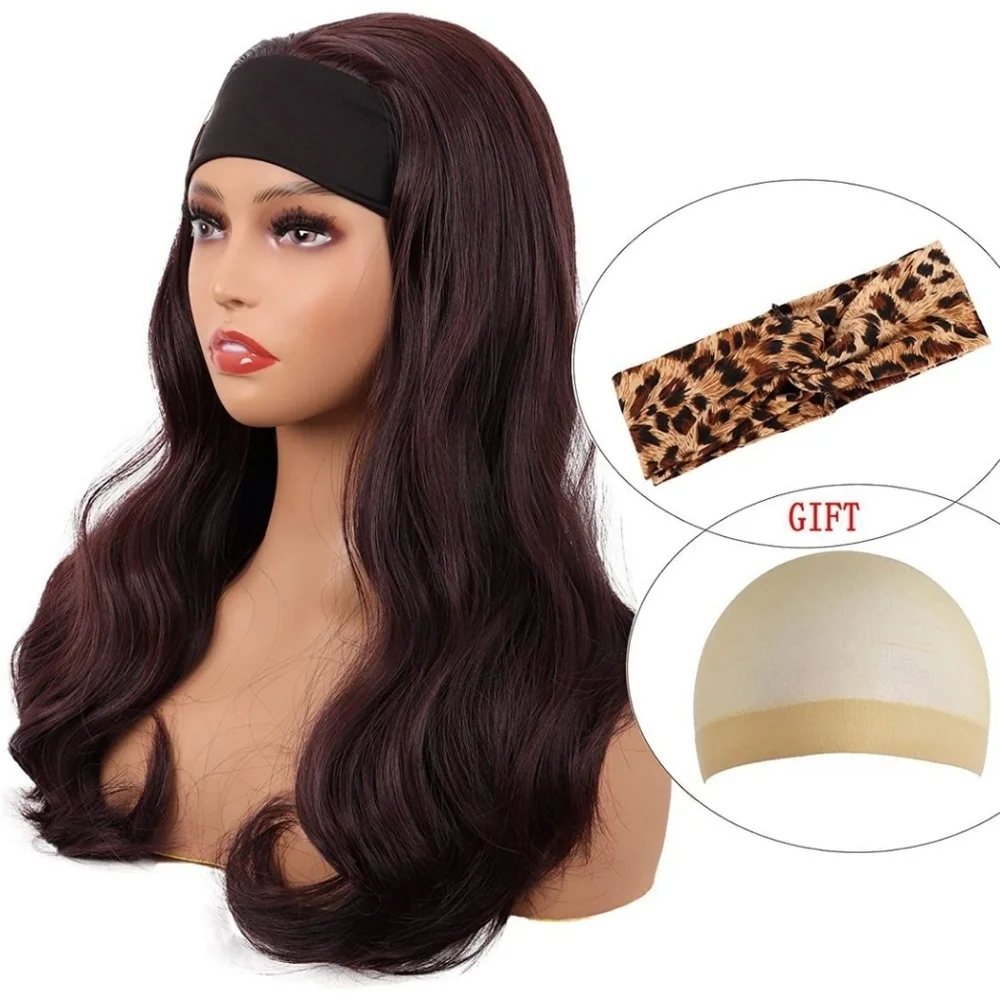 Blooming Hair Synthic Blend Headband Wig